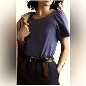 Banana Republic Crepe Jacquard Scoop-Back Top